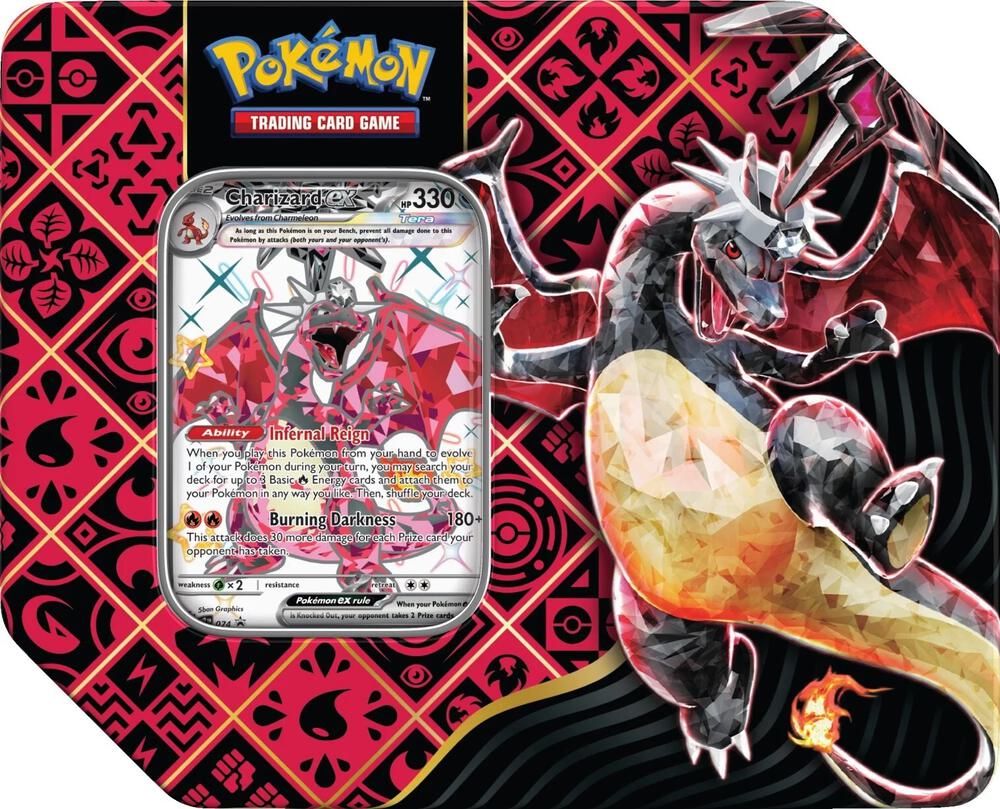 Pokémon TCG: SV Paldean Fates Charizard Collector Tin