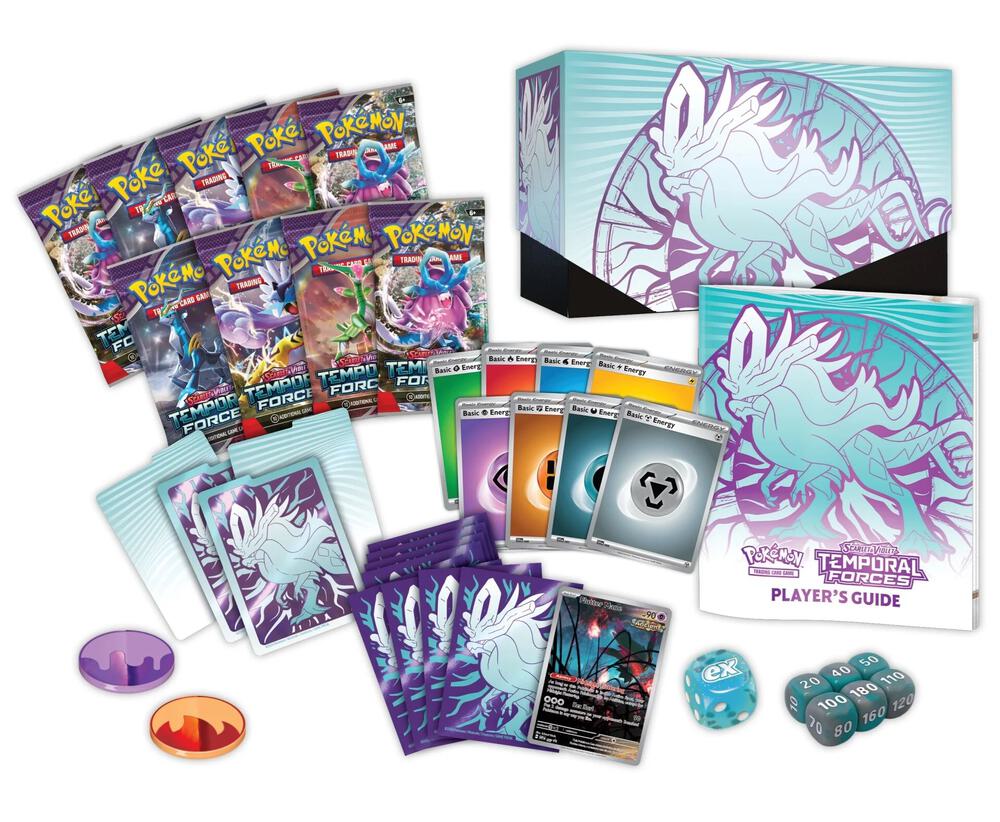 Pokémon TCG: Scarlet & Violet Temporal Forces Elite Trainer Box (Walking Wake)