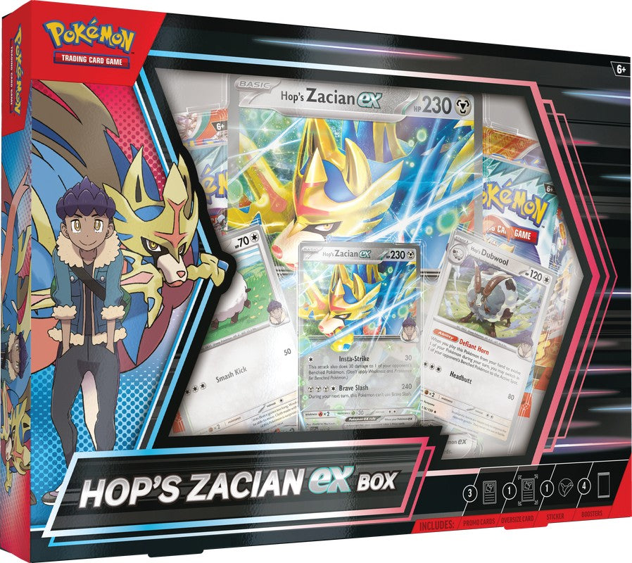 Pokémon TCG: Hop's Zacian ex Collection Box